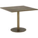 Corina Antique Brass Bistro Table